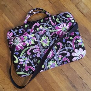 Vera Bradley Laptop Case PC with Strap EUC Purple